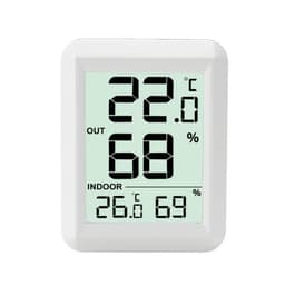 ABS Indoor Outdoor Thermometer Hygrometer Dry-Wet Digital Display Room Temperature Meter