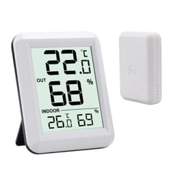 Indoor and Outdoor Temperature and Humidity Meter Household Dry and Wet Digital Display Room Table