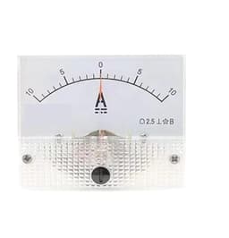 85C1-A DC/75mv Amperemeter Gauge Analog Panel Current Meter 10A -0-10A Ammeter 1A 10A 20A 30A 50A 100A 200A Charging Battery