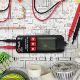 Fully Automatic Digital Multimeter Tester, 500v Voltage Reader for Wires