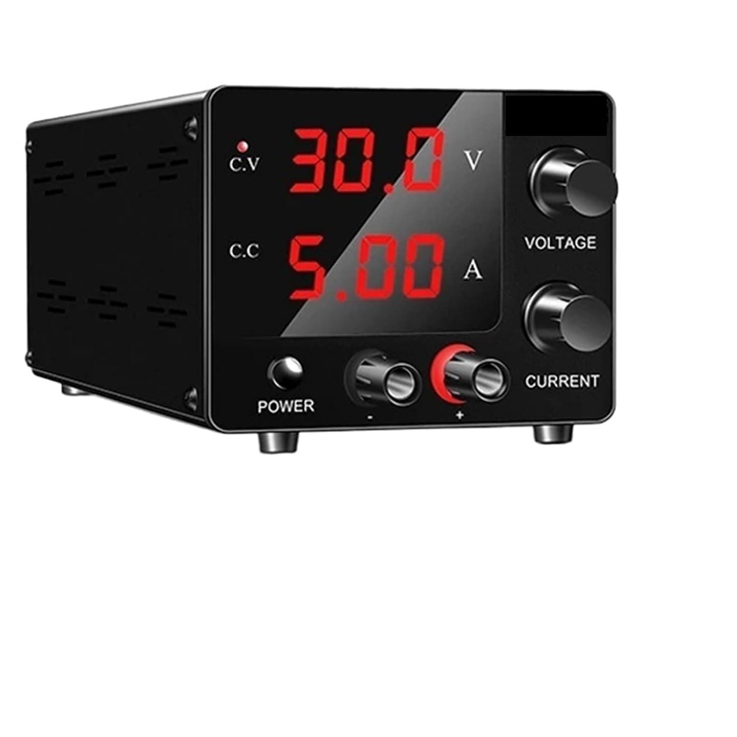 Laboratory DC Power Supply Adjustable 0-30V 0-5A Variable Power Supply Voltage Regulator Maintenance Workbench DIY(30V 5A EU Plug)
