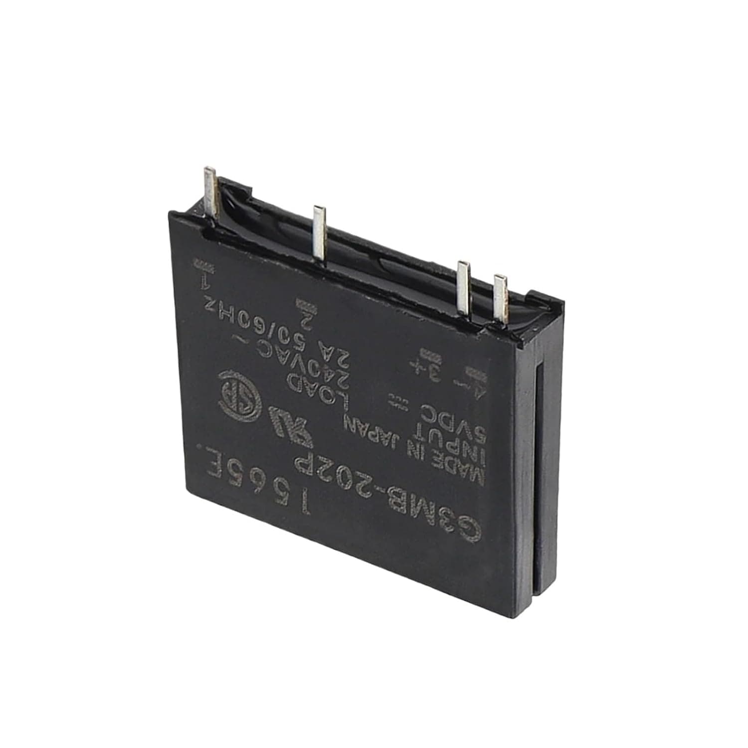 1Pcs 5V 12V 24V DC-AC Solid State Relay Module G3MB-202P G3MB 202P PCB SIP SSR AC 240V 2A Snubber Circuit Resistor Relay Switch(12V)