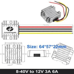 8-40V to 12V 360W Boost Buck DC Converter Car Voltage Stabilizer