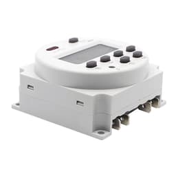 MT101 12VD 220V 220V Digital Timer Switch 7 Days Weekly Programmable Time Relay Programmer Built-in Rechargeable Battery 1Pcs(12VDC)