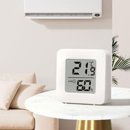 ABS Electronic Digital Display Dry Temperature Humidity Meter Room