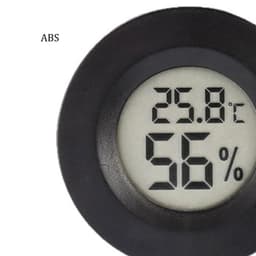 Digital Temperature Humidity Meter Circular Embedded