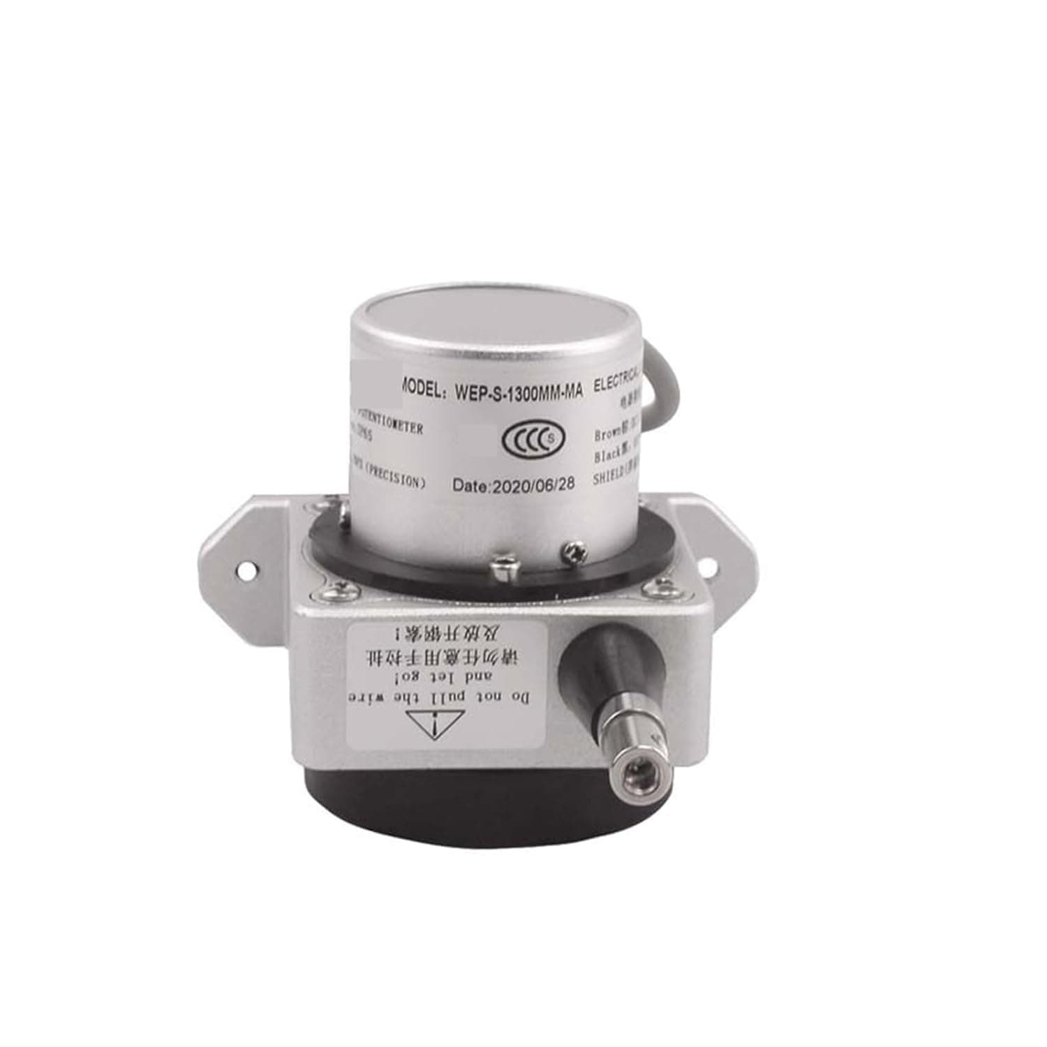 Wire Rope Displacement Sensor Linear Pull Encoder WEP-S 100mm-1000mm Printing Machinery Used Scales(100mm Resistance)