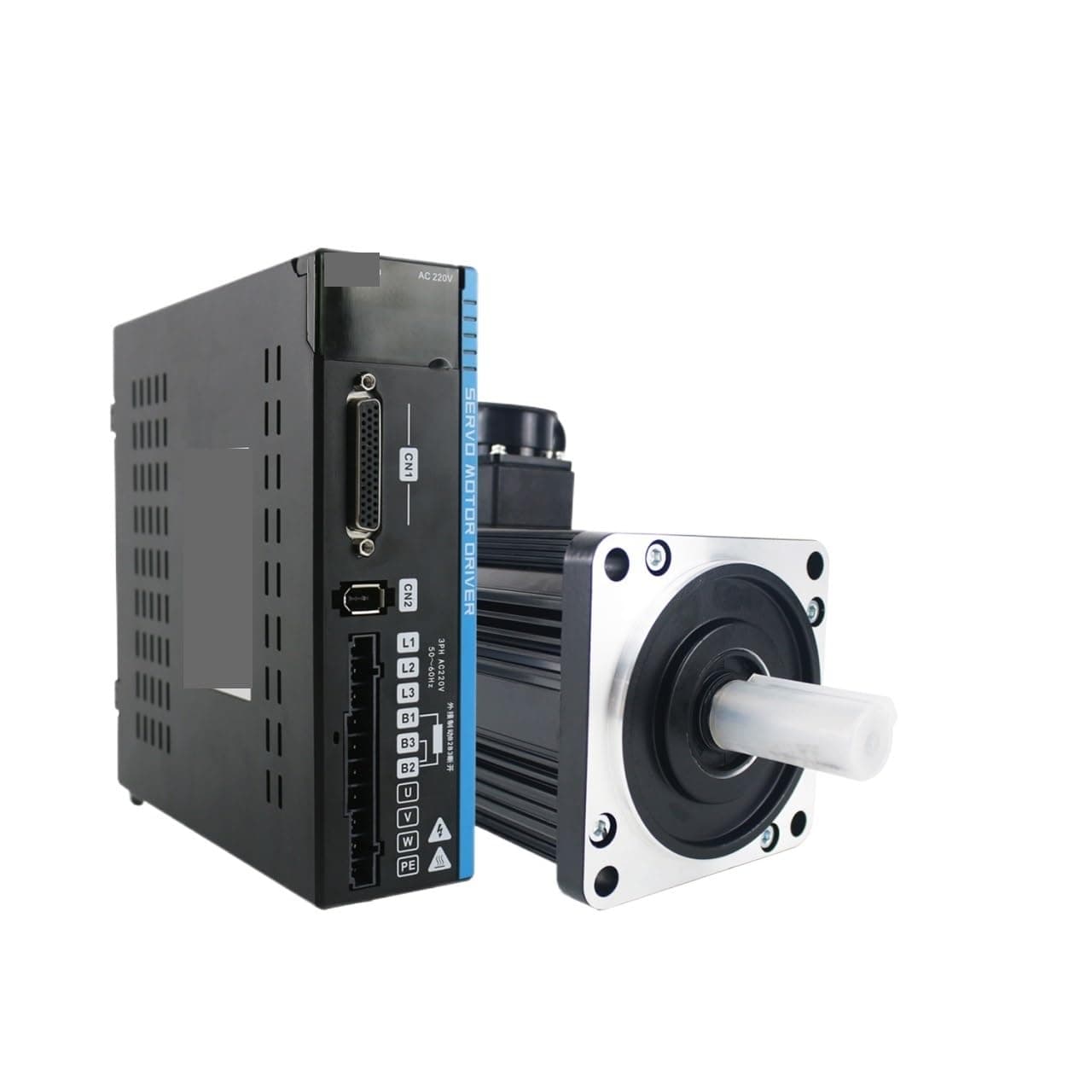 Servo Motor Servo Motor 1.2KW 1.5KW 1.8KW servo Driver kit 110ST 4Nm 5Nm 6Nm 3000rpm 220v ac Motor(1.2KW 17b Increment)