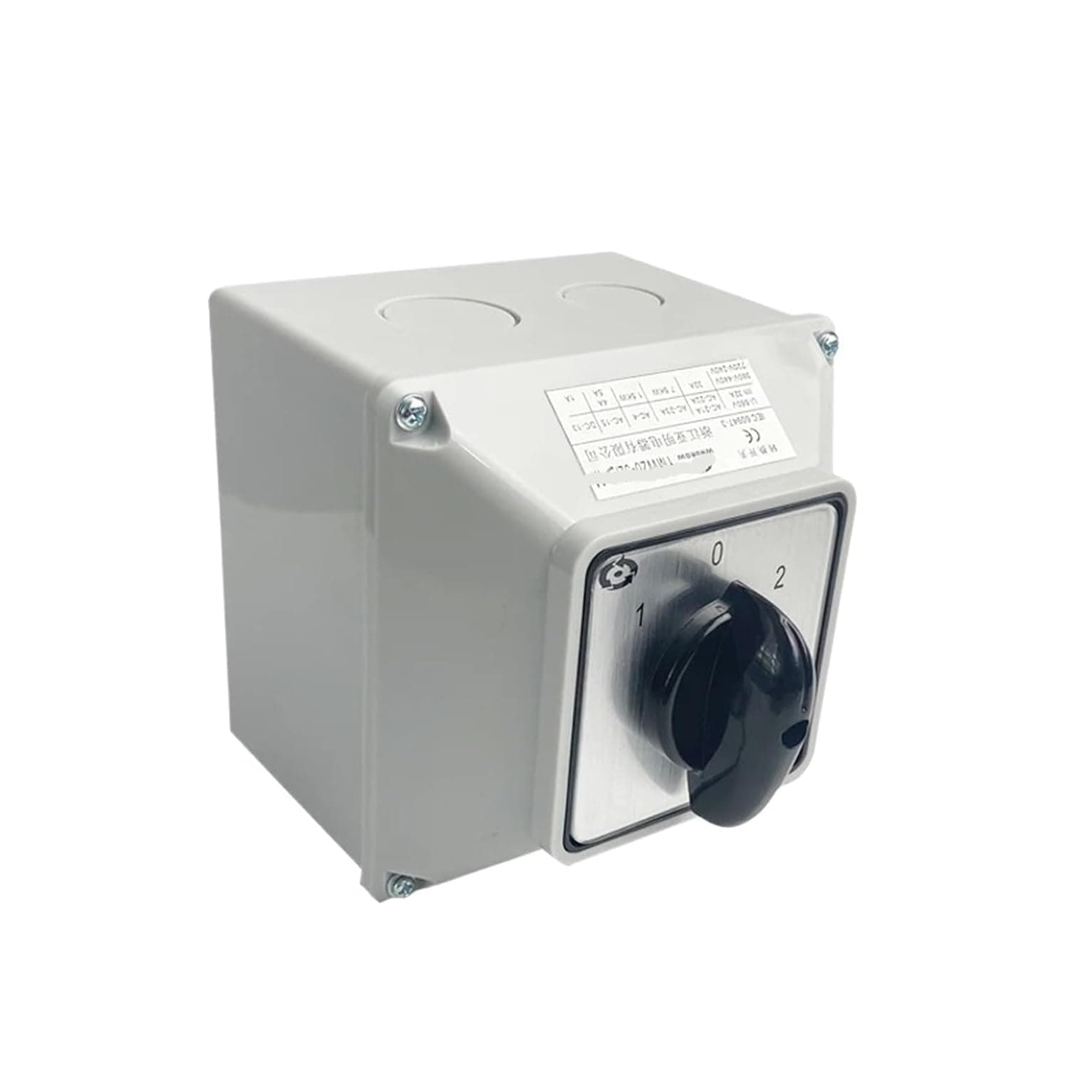 LW26 YMW26-32A Changeover Cam Rotaris Switch Two Poles with Waterprof Box IP65(01-1P)