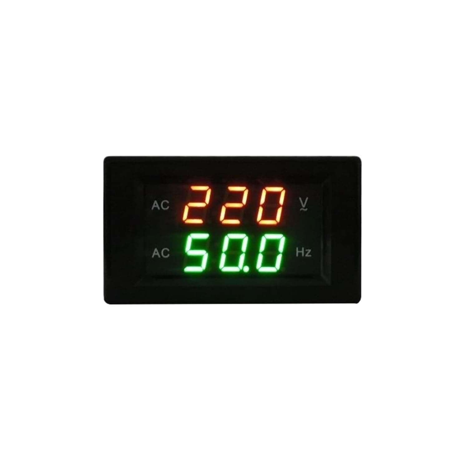 Digital Voltage Meter AC 80-500V 45.0-65.0 HZ Frequency Gauge Volt Panel 1Pcs
