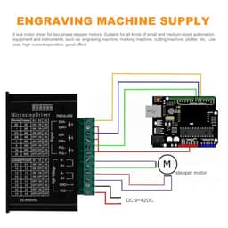 Stepper Motor Driver Controller Board 0.5-4a 9-42v Dc for CNC Machines