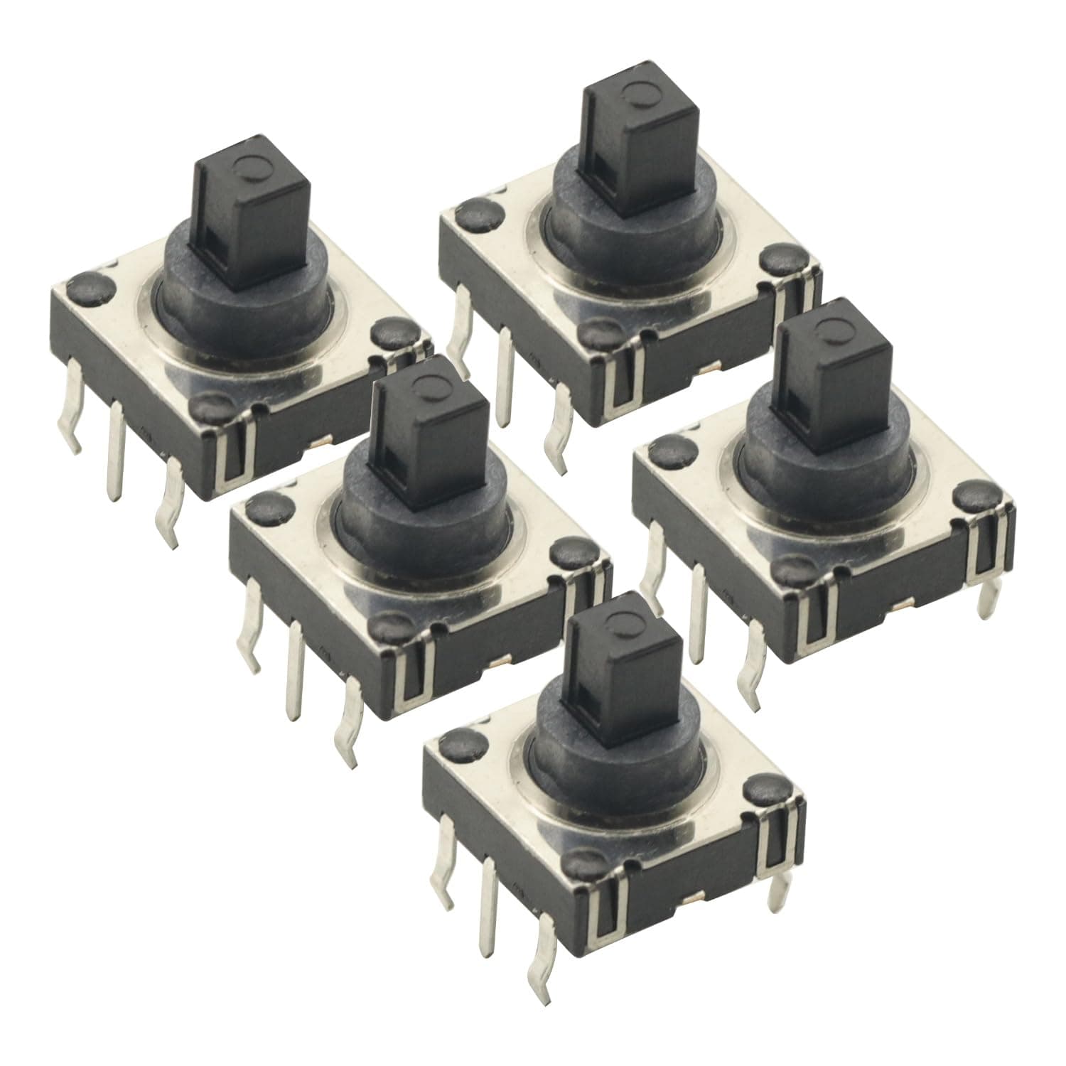 5PCS DIP 5 Five Way Switch Multi-Direction Switch Touch Reset Key 10 * 10 * 10 MM Pin Multi Direction
