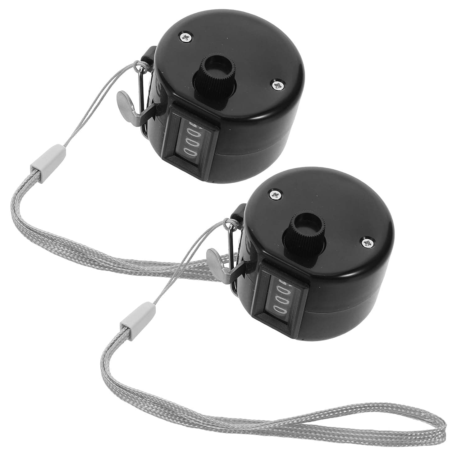 Toddmomy Xmas 2pcs Counter for Golf Score Tracking, Black ABS