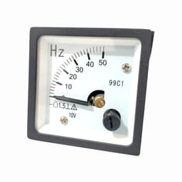 99C1-HZ Pointer 48x48 Mm DC Meter 45-65Hz 380V 220V 48x48mm Analog Frequency 1Pcs(50Hz(10V))