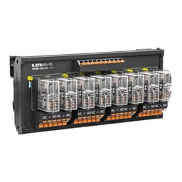 1PCS Relay Module 24V 8CH 12V PLC(DC12V 8CH 2NO2NC 5A Plug-in)