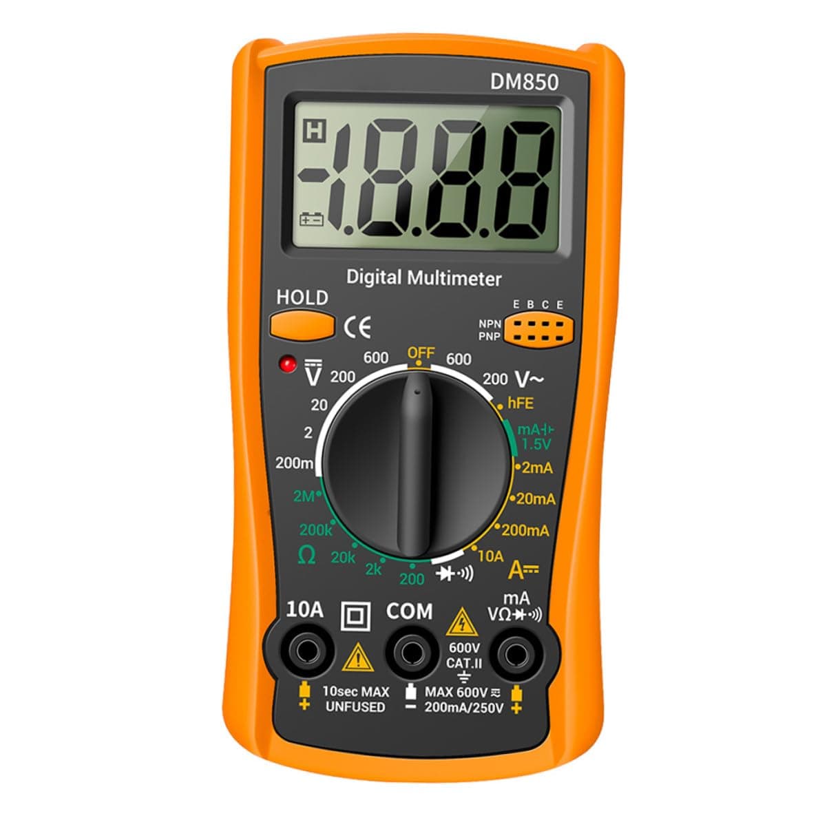 Dm850 Handheld Voltage Tester Digital Multimeter for Home Auto