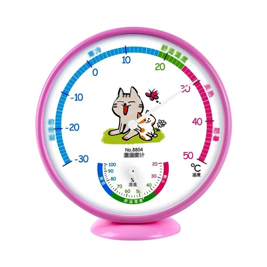 Kid's Room Thermo-Hygrometer Mechanical Induction Element no Need Battery Temperature and Humidity Meter