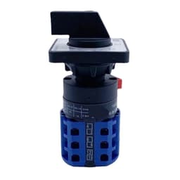LW26-20S Series 22mm Single Hole Installation Rotary Cam Switch 20A Changeover Selector YMW26(Plate S1,1P)