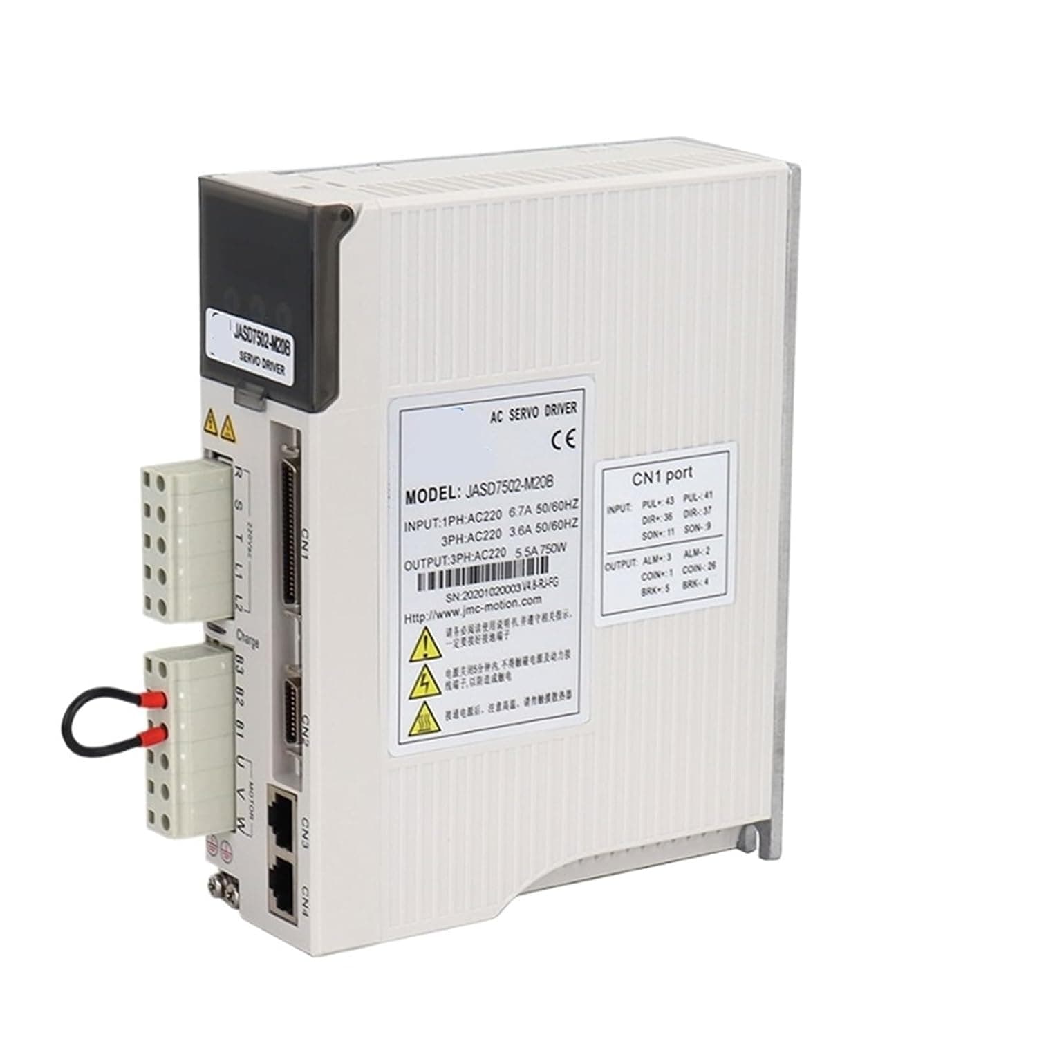 200w 400w 750w 3000rpm 220VAC AC Servo Driver Single Phase(200W)