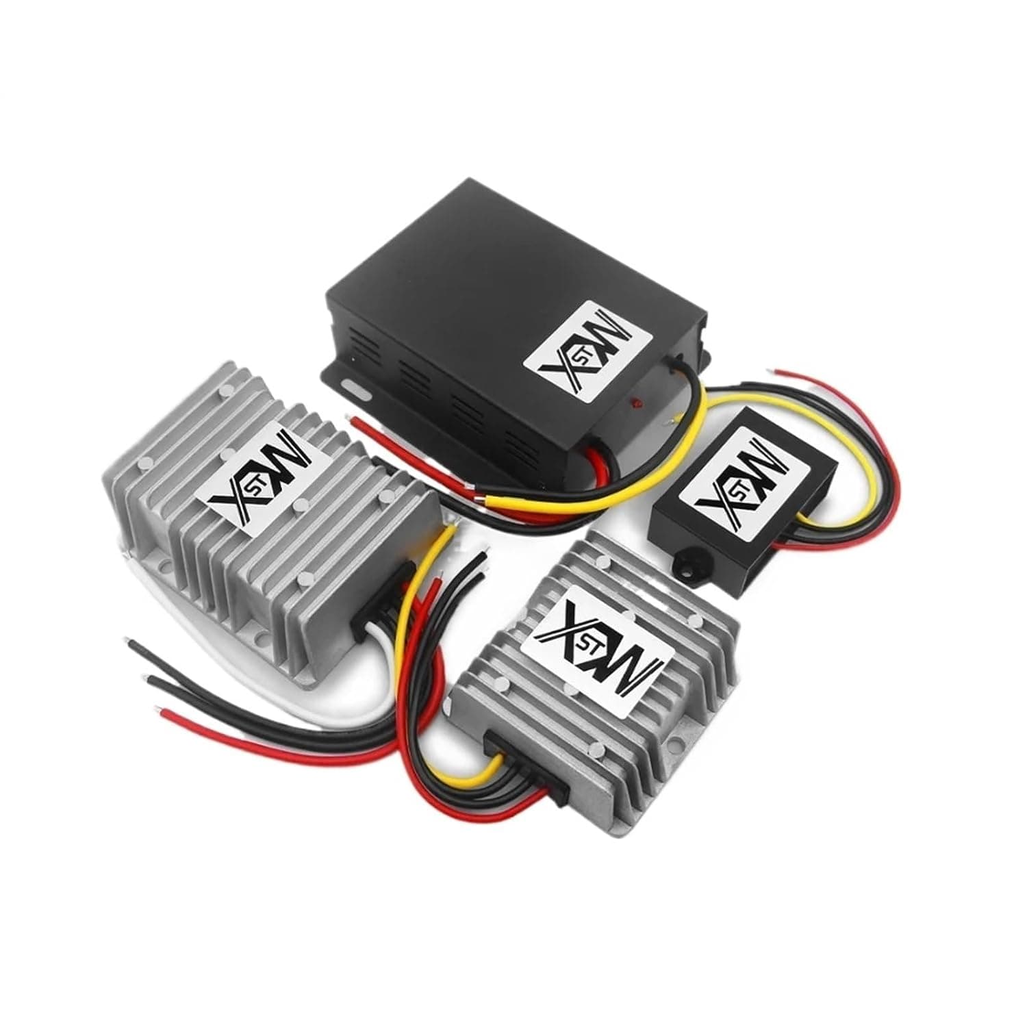12v to 15v 1A to 28Amp Max Output Non Isolated Step Up Boost Power Converter 15v Voltage Regulator(3A ABS Plastic)