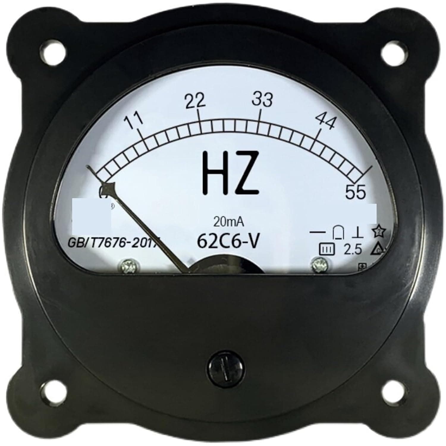 62C6 0-20mA Input 55Hz Pointer Frequency Meter Inverter 62C5 1Pcs