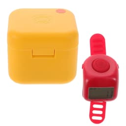 Portable Tally Counter with Digital Display, Glow in Dark Mini Ring