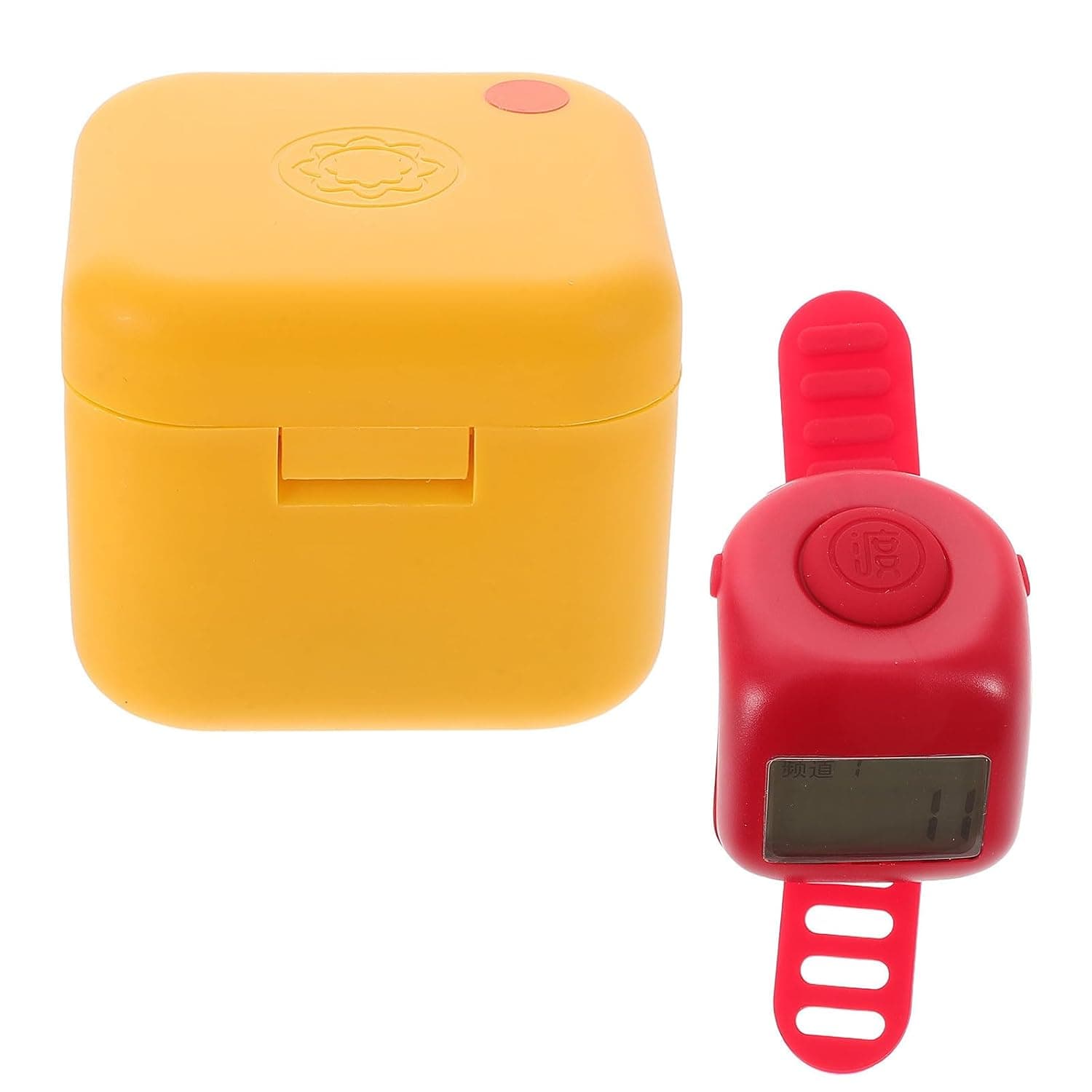 Portable Tally Counter with Digital Display, Glow in Dark Mini Ring