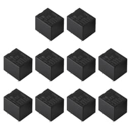 5 Pcs 5V DC PCB Power Relay, JQC-3FF T73, 4 Pin SPST NO