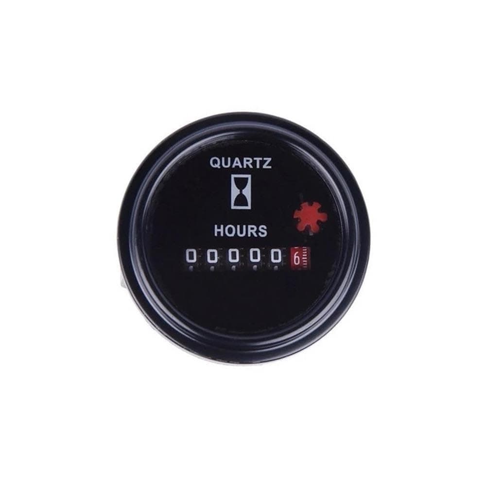 Genset Quartz Hour Meter 52mm 9-30V 12V/24V Fit for DC9-30V