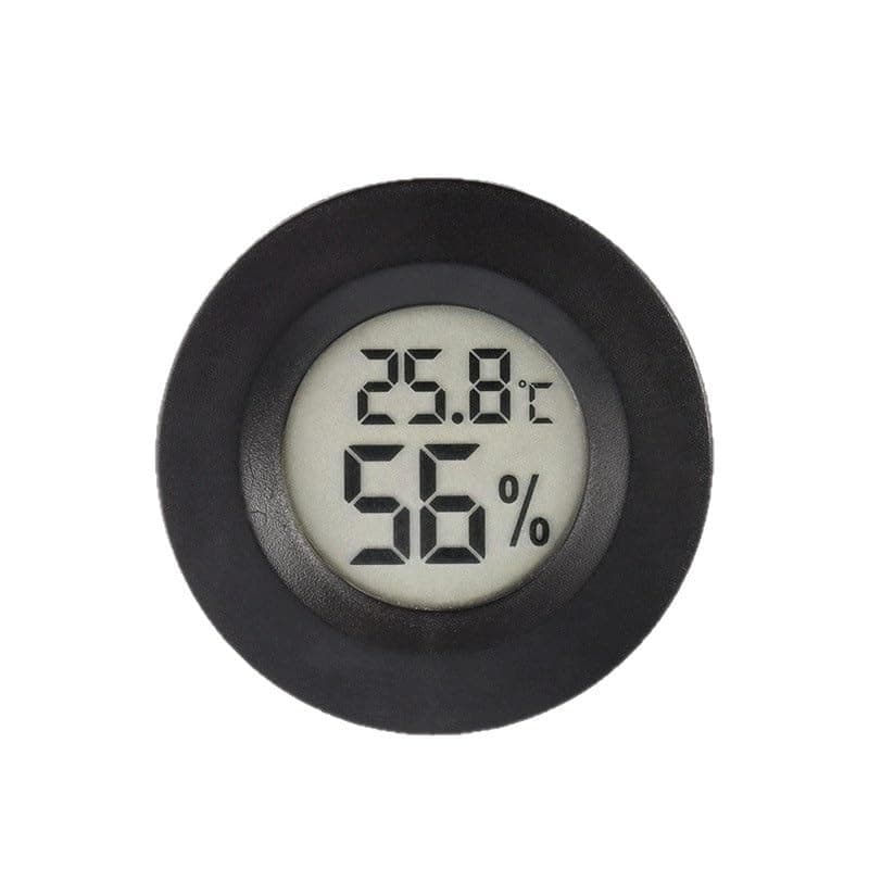 Digital Temperature Humidity Meter Circular Embedded