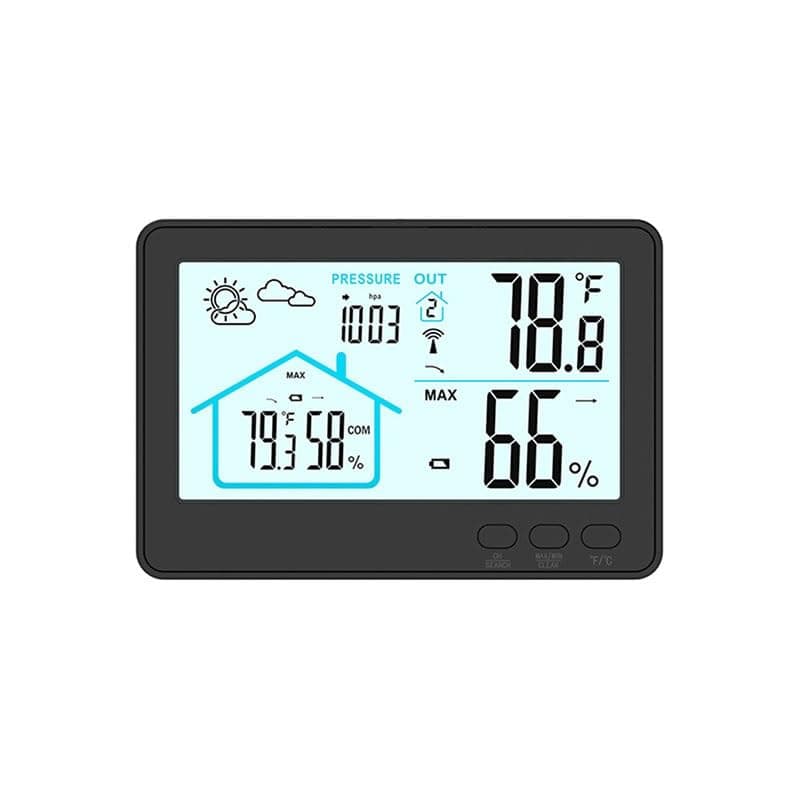 Home Thermometer Indoor Outdoor Temperature Humidity Meter