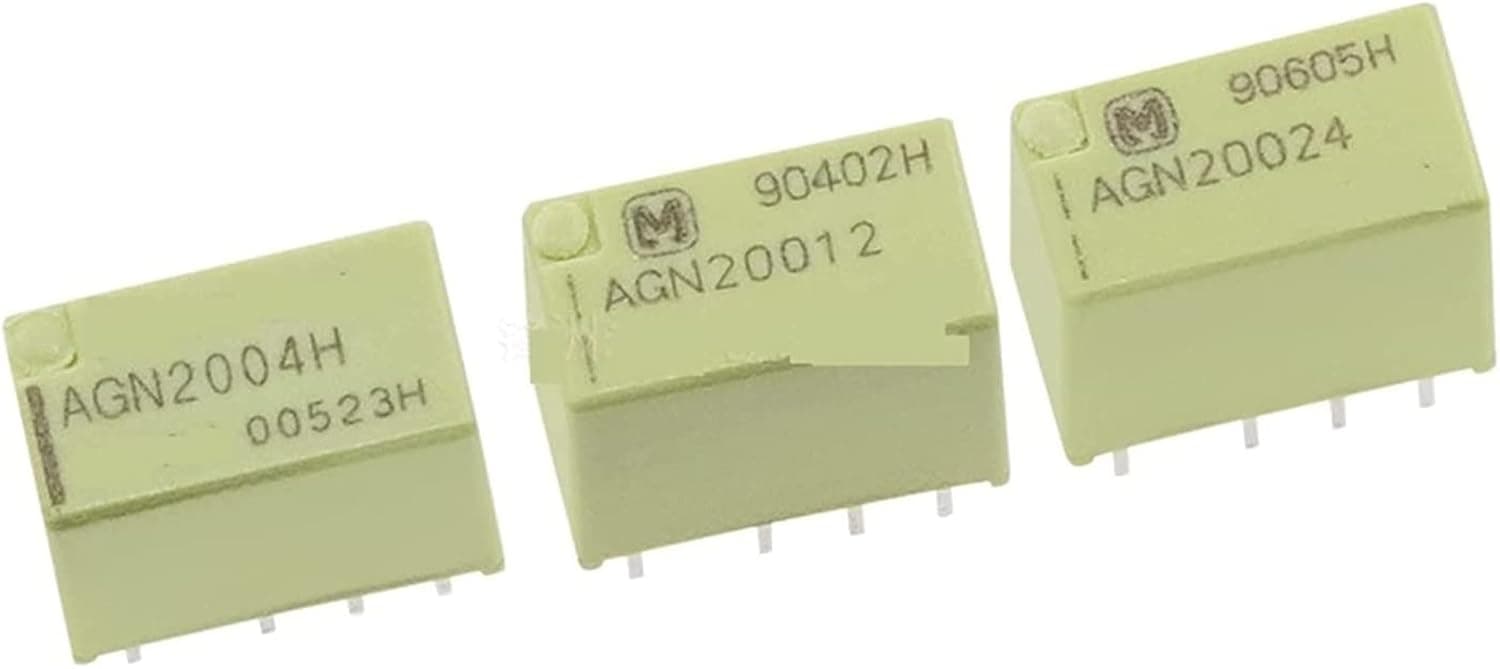 Relay 10PCS Signal AGN2004H AGN20012 AGN20024 1A 8PIN DC4.5V Two Open and Closed