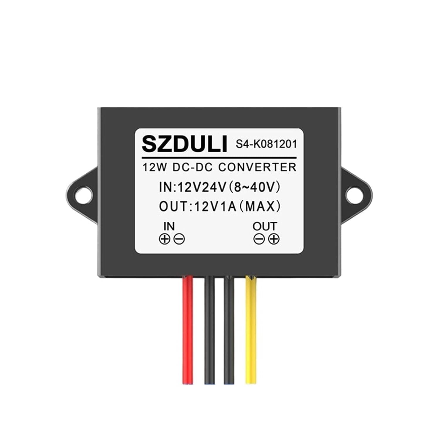 8-40V to 12V 1A 3A 5A 8A 10A 15A 20A 25A DC Power Converter 12V24V to 12V Buck-Boost Power Module